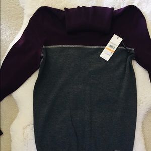 Calvin Klein Color Block Turtleneck..NWT